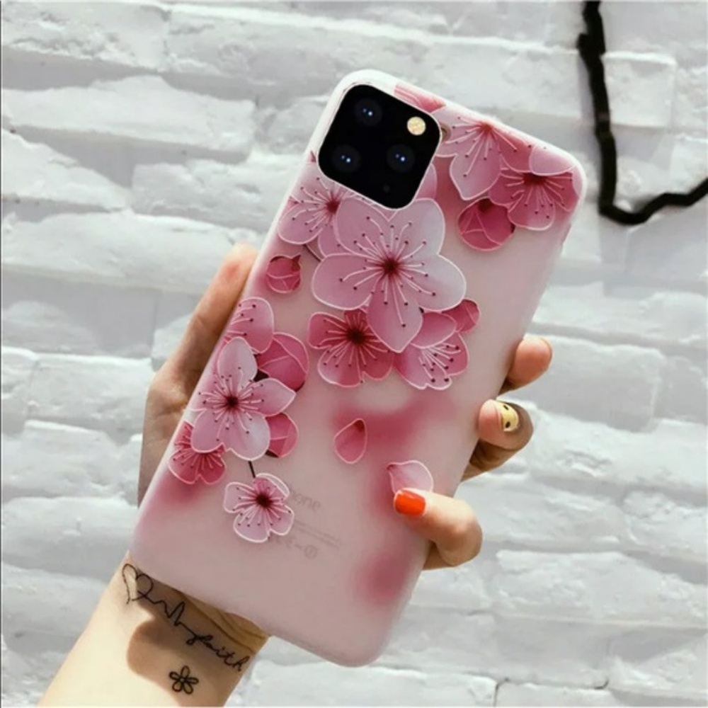 NEW iPhone 11/Pro/Max/XR/XS/X/7/8/Plus Flower Case - Picture 7 of 7